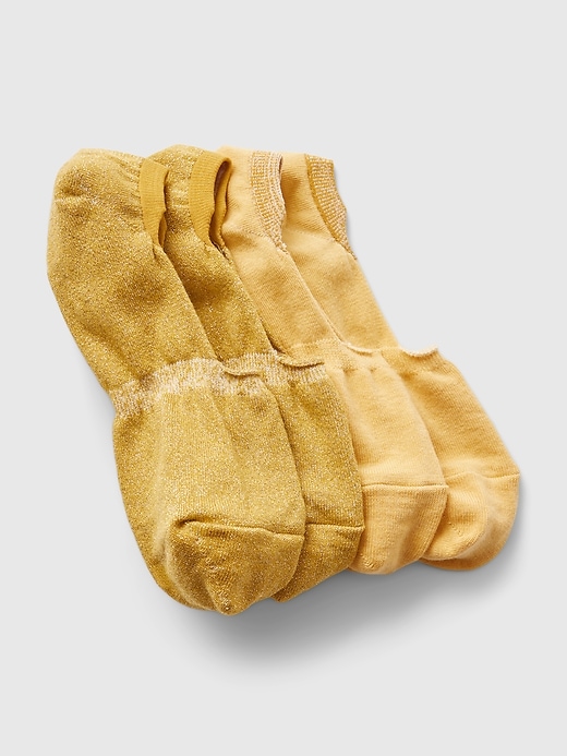 1 of 8 showing, with the color honey yellow of product No-Show Socks (2-Pack)