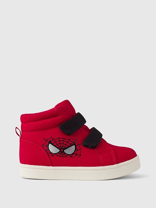 Image number 1 showing, Baby & Toddler Marvel Superhero High-Top Sneakers