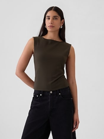 Modern Boatneck Top