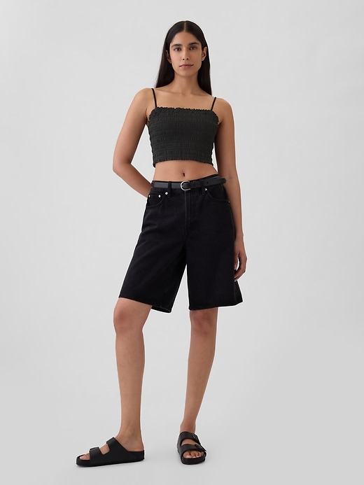 Image number 3 showing, Cropped Smocked Cami