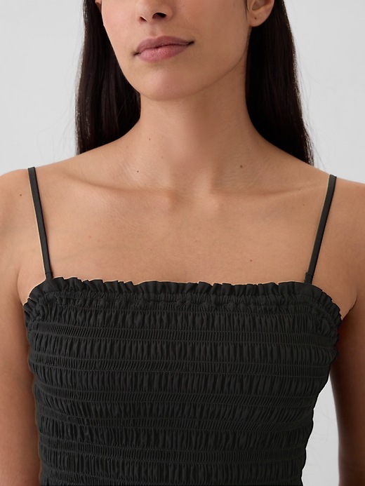 Image number 4 showing, Cropped Smocked Cami