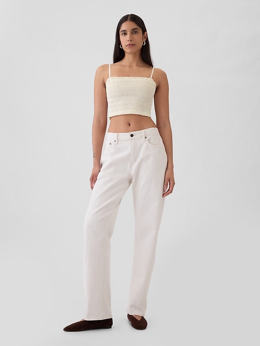 Image number 3 showing, Cropped Smocked Cami