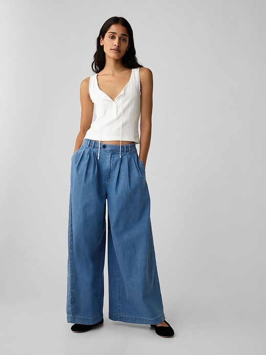 Image number 3 showing, Gap × DÔEN Pointelle Tank Top