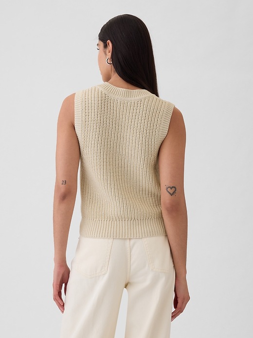 2 of 8 showing, with the color birch beige of product Sweater Vest