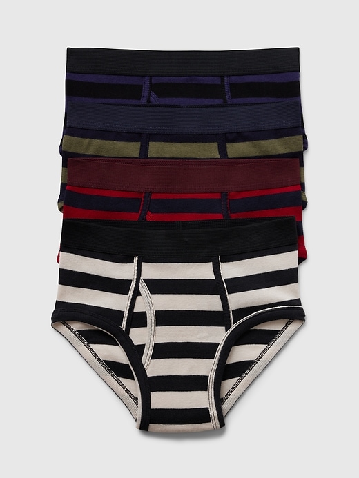 View large product image 1 of 1. Kids Organic Cotton Briefs (4-Pack)
