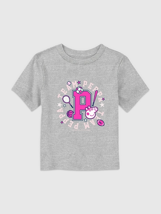 Image number 1 showing, Toddler Peppa Pig Collegiate Graphic Tee