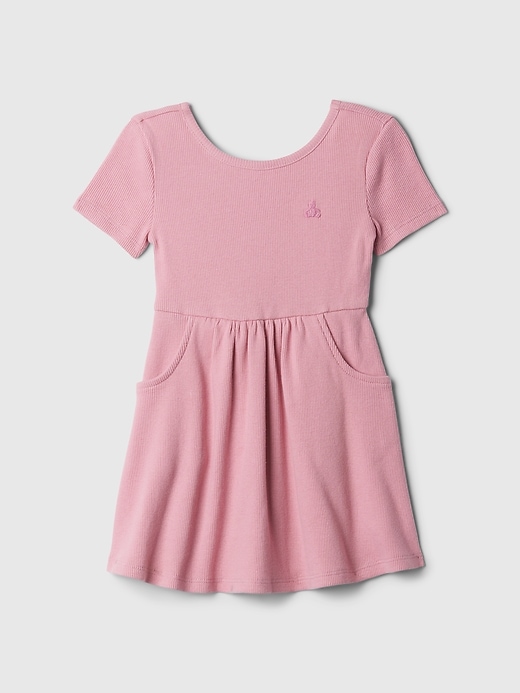 1 of 8 showing, with the color elle pink of product Baby & Toddler Mix & Match Skater Dress