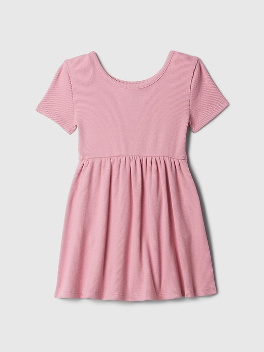 2 of 8 showing, with the color elle pink of product Baby & Toddler Mix & Match Skater Dress