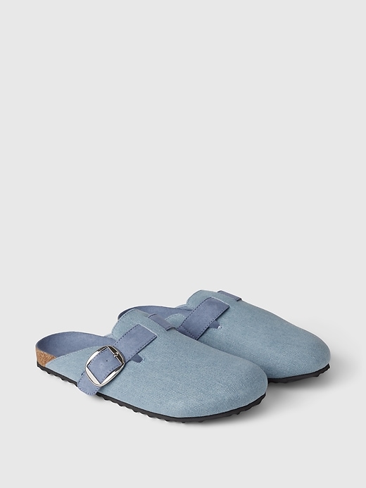 2 of 8 showing, with the color BLUE DENIM WASH of product Denim Clogs