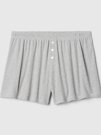 Mini Rib Relaxed PJ Shorts