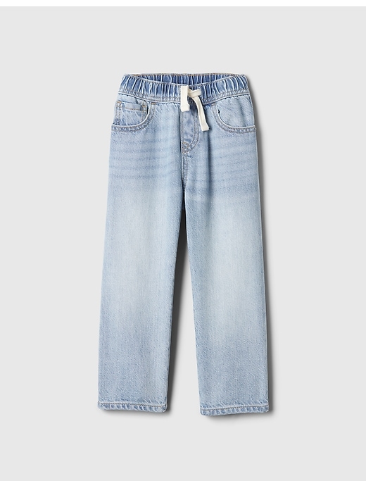 Image number 1 showing, Baby & Toddler UltraSoft Pull-On Baggy Jeans