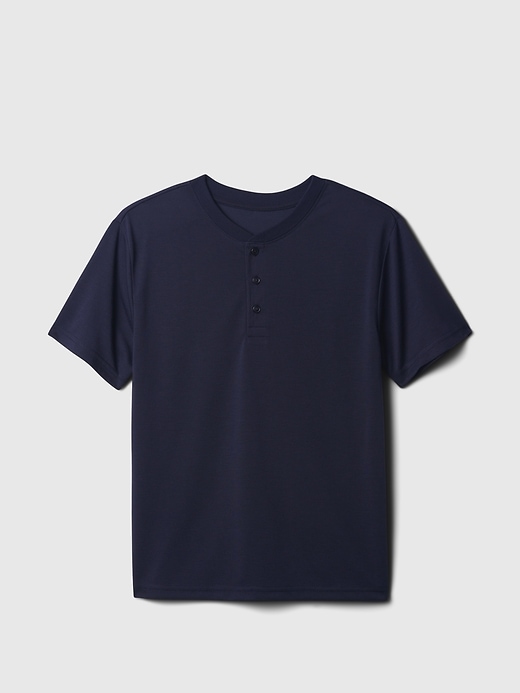 1 of 8 showing, with the color navy uniform of product Kids Recycled PJ T-Shirt