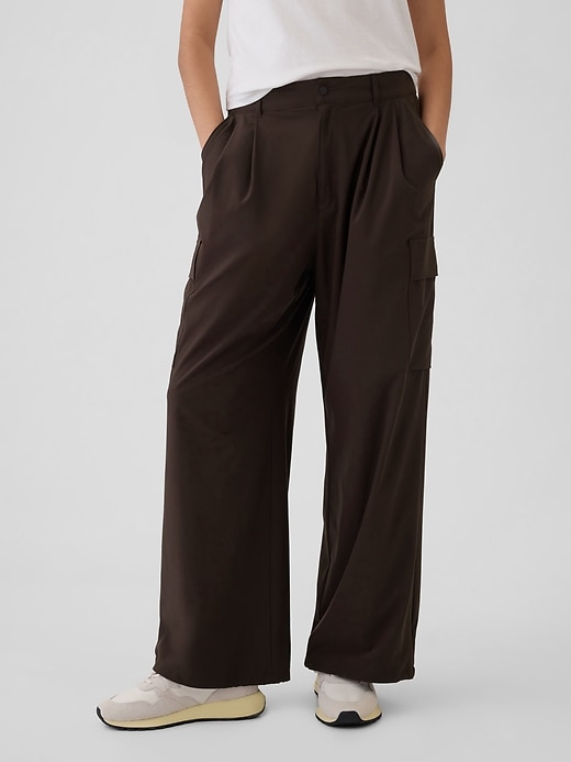 Image number 2 showing, GapFit High Rise Runaround Cargo Joggers