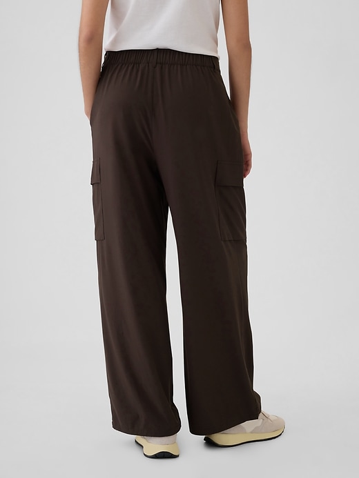 Image number 4 showing, GapFit High Rise Runaround Cargo Joggers