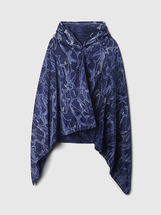 1 of 8 showing, with the color shark of product Kids Logo Hooded Towel