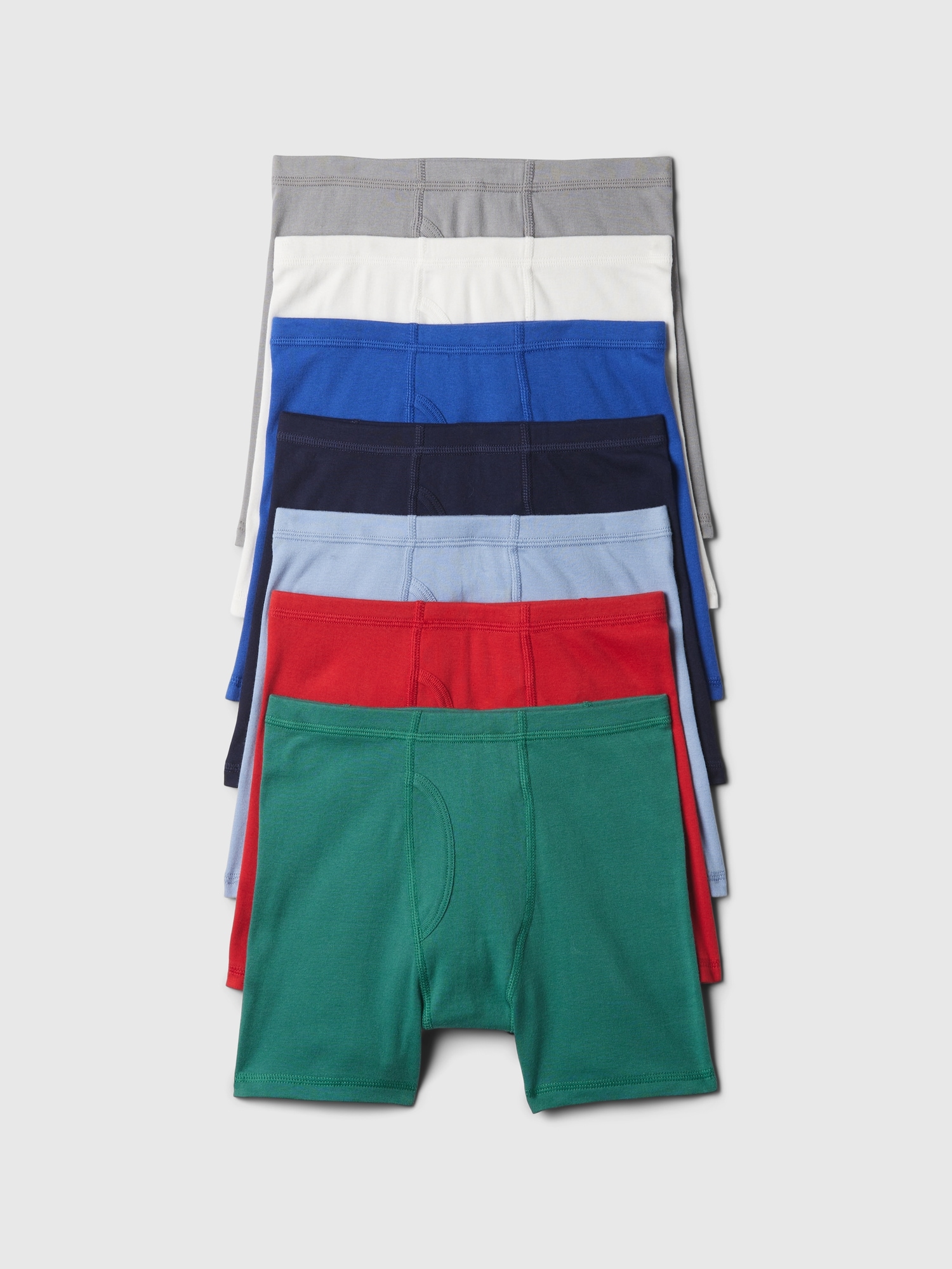 Kids Organic Cotton Boxer Briefs (7-Pack)