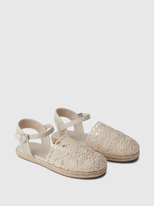 Image number 2 showing, Kids Crochet Espadrilles