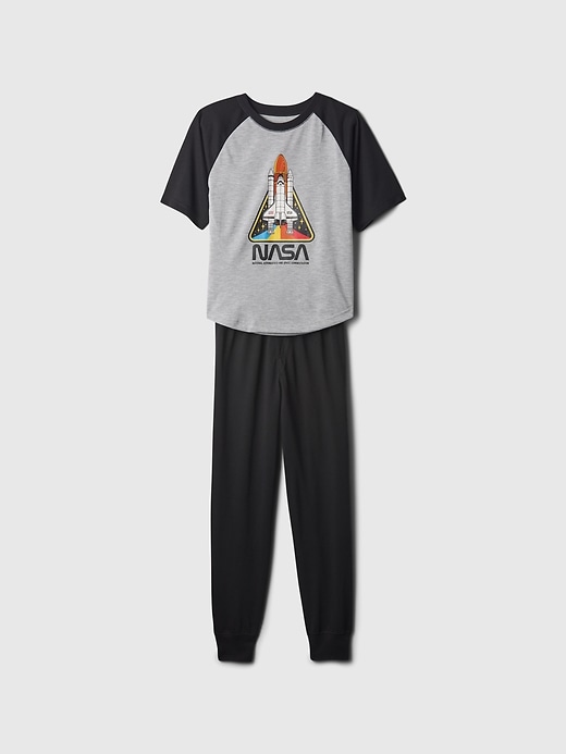1 of 8 showing, with the color classic nasa of product Kids Recycled NASA PJ Jogger Set