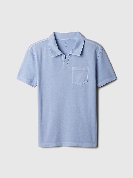 1 of 8 showing, with the color distant blue of product Kids Polo Shirt
