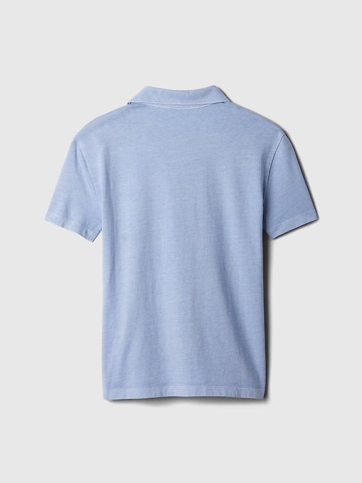 2 of 8 showing, with the color distant blue of product Kids Polo Shirt