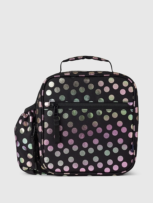 1 of 8 showing, with the color true black of product Kids Recycled Lunch Box