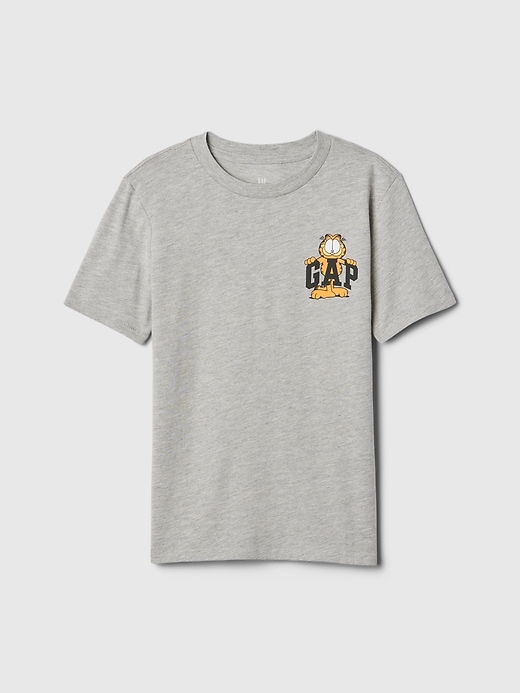 1 of 8 showing, with the color grey garfield of product Kids Graphic Logo T-Shirt