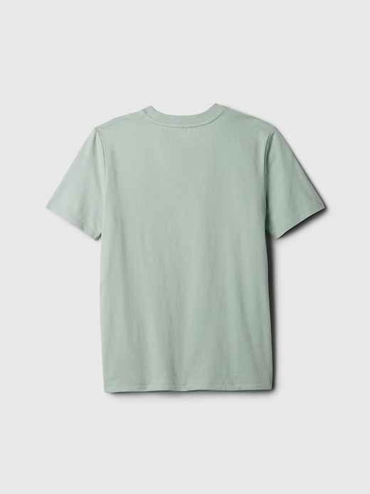 2 of 8 showing, with the color aqua blue of product Kids Graphic T-Shirt