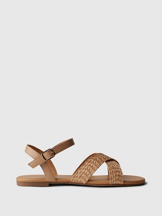 1 of 8 showing, with the color antique beige of product Kids Sandals