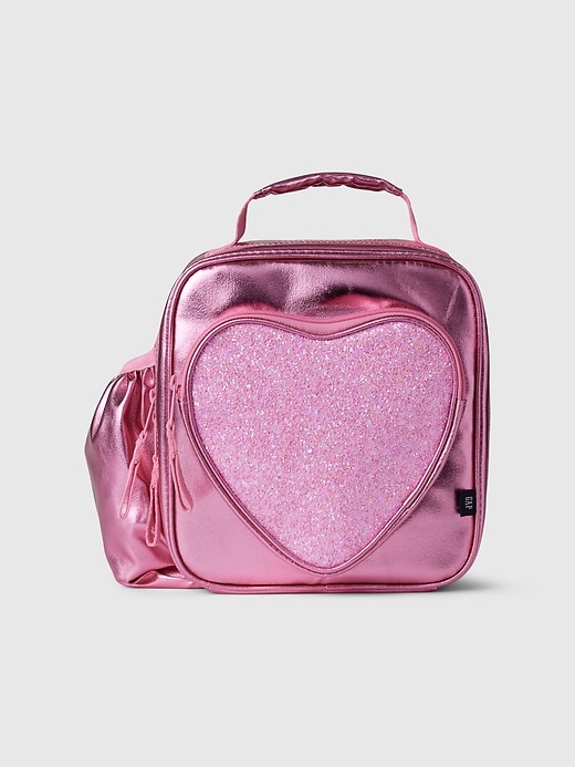 1 of 8 showing, with the color light pink of product Kids Recycled Lunch Box