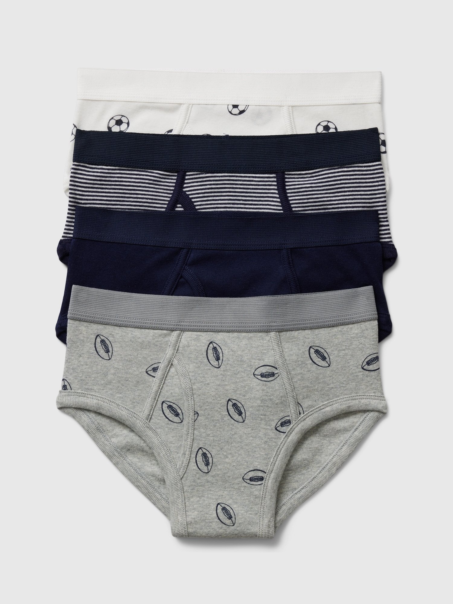 Kids Organic Cotton Briefs (4-Pack)