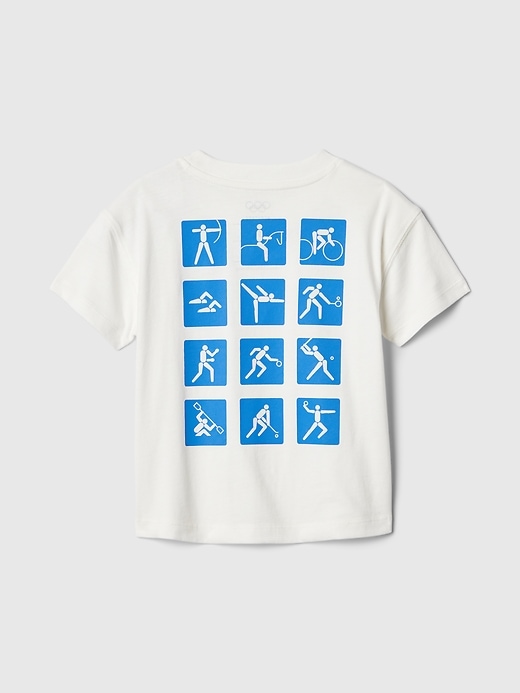 2 of 8 showing, with the color new off white of product babyGap Team USA Graphic T-Shirt