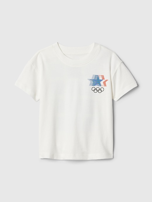 1 of 8 showing, with the color new off white of product babyGap Team USA Graphic T-Shirt