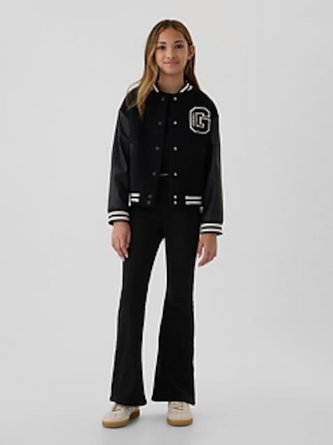 Kids High Rise Crossover '70s Flare Jeans