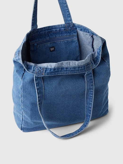 Image number 3 showing, Gap Arch Logo Denim Tote Bag