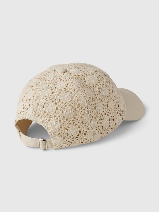2 of 8 showing, with the color chino of product Crochet Baseball Hat