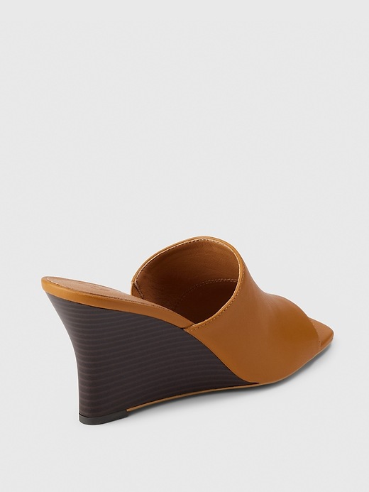 Kayra Black Vegan Wedge Heel