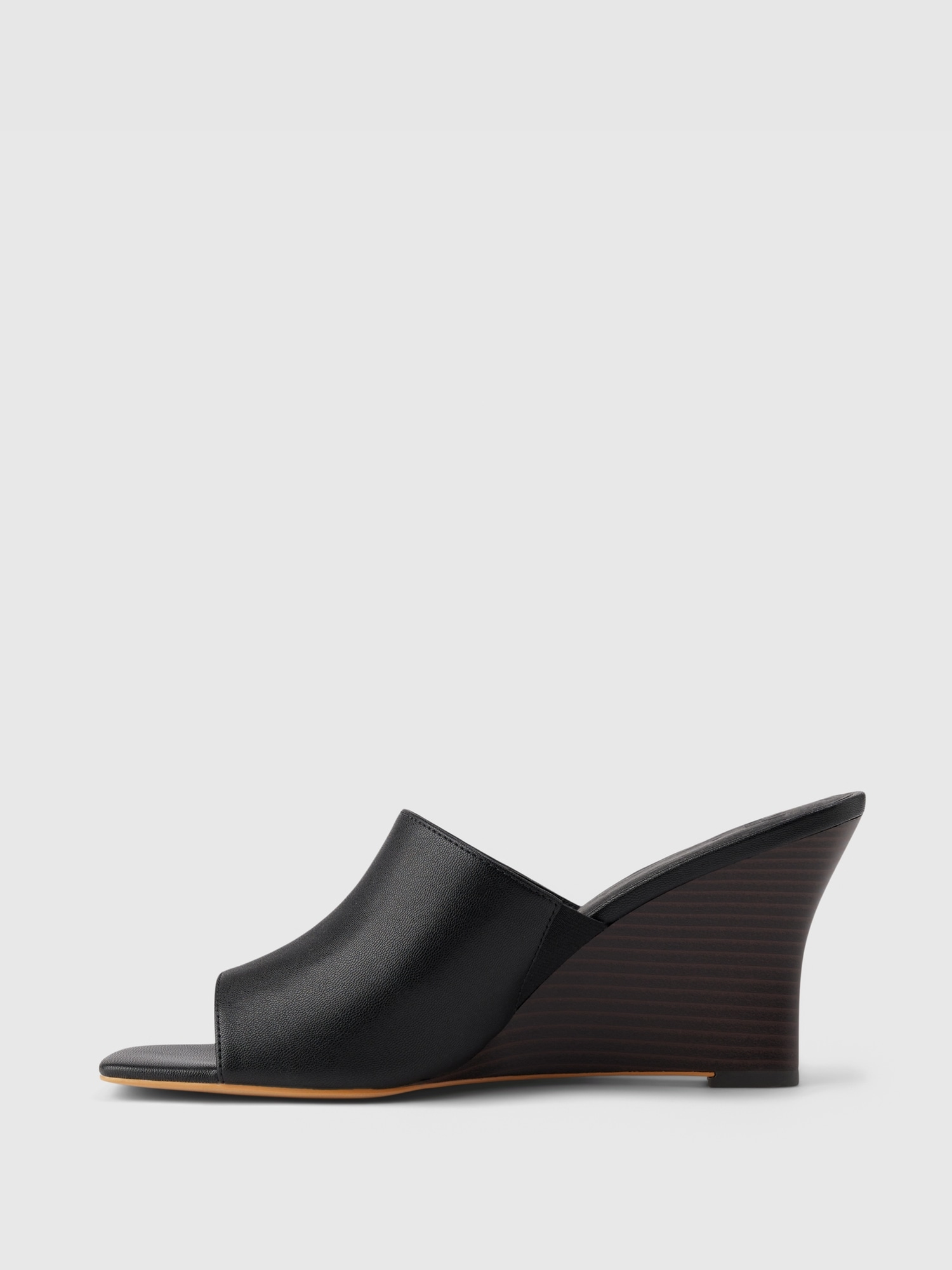 Kayra Black Vegan Wedge Heel main image 1