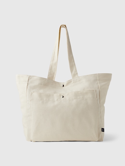 Image number 1 showing, Linen-Cotton Tote Bag