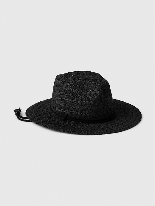 1 of 8 showing, with the color black of product Straw Western Hat