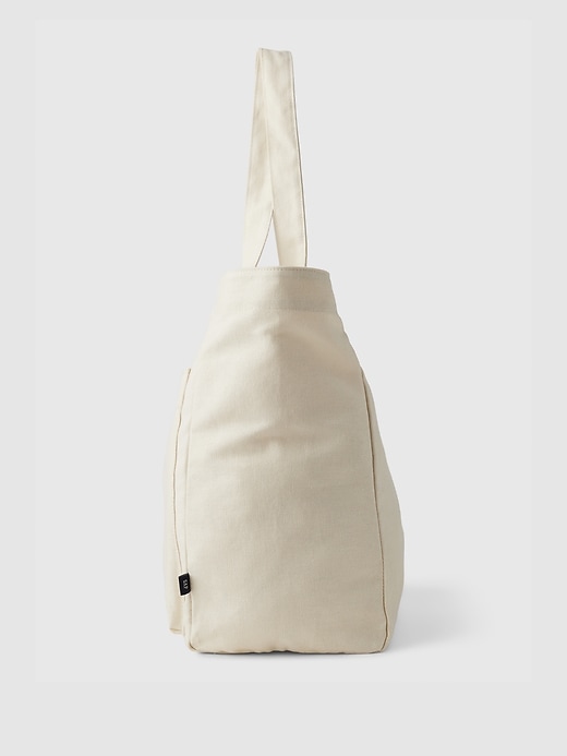 2 of 8 showing, with the color Chino beige of product Linen-Cotton Tote Bag