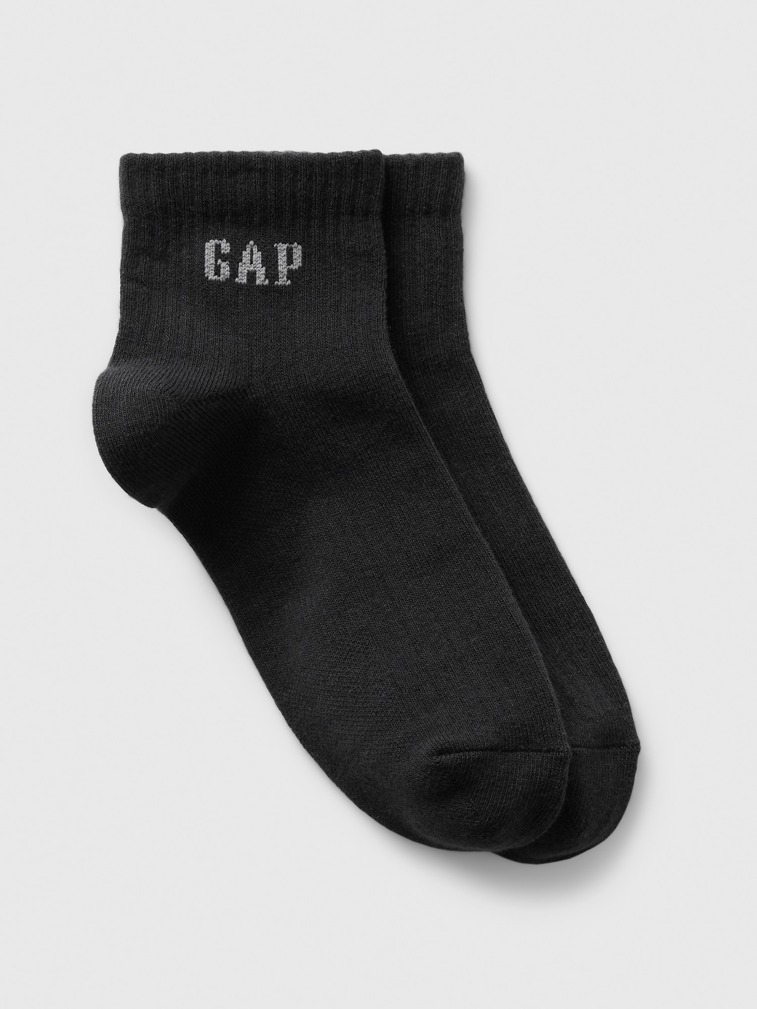Носки, средней высоты, укороченные, с логотипом — Gap, цвет: Чёрный