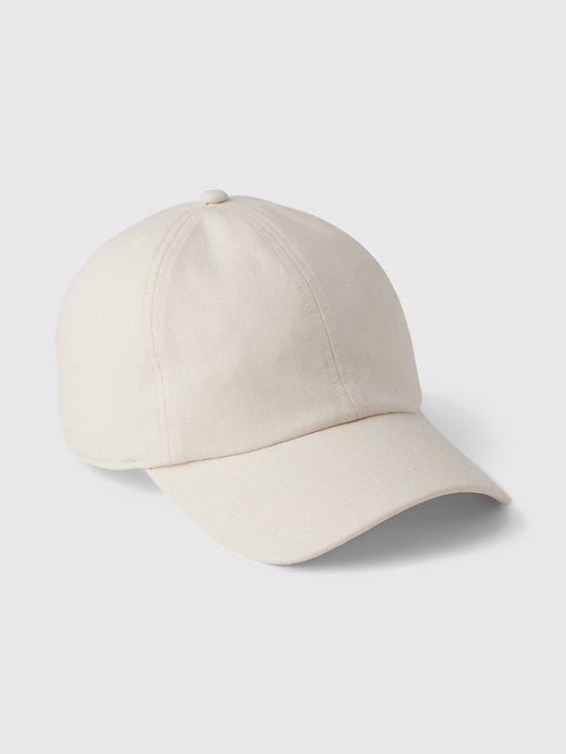 1 of 8 showing, with the color Chino beige of product Linen-Cotton Baseball Hat