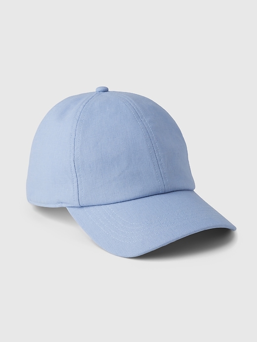 Image number 1 showing, Linen-Cotton Baseball Hat