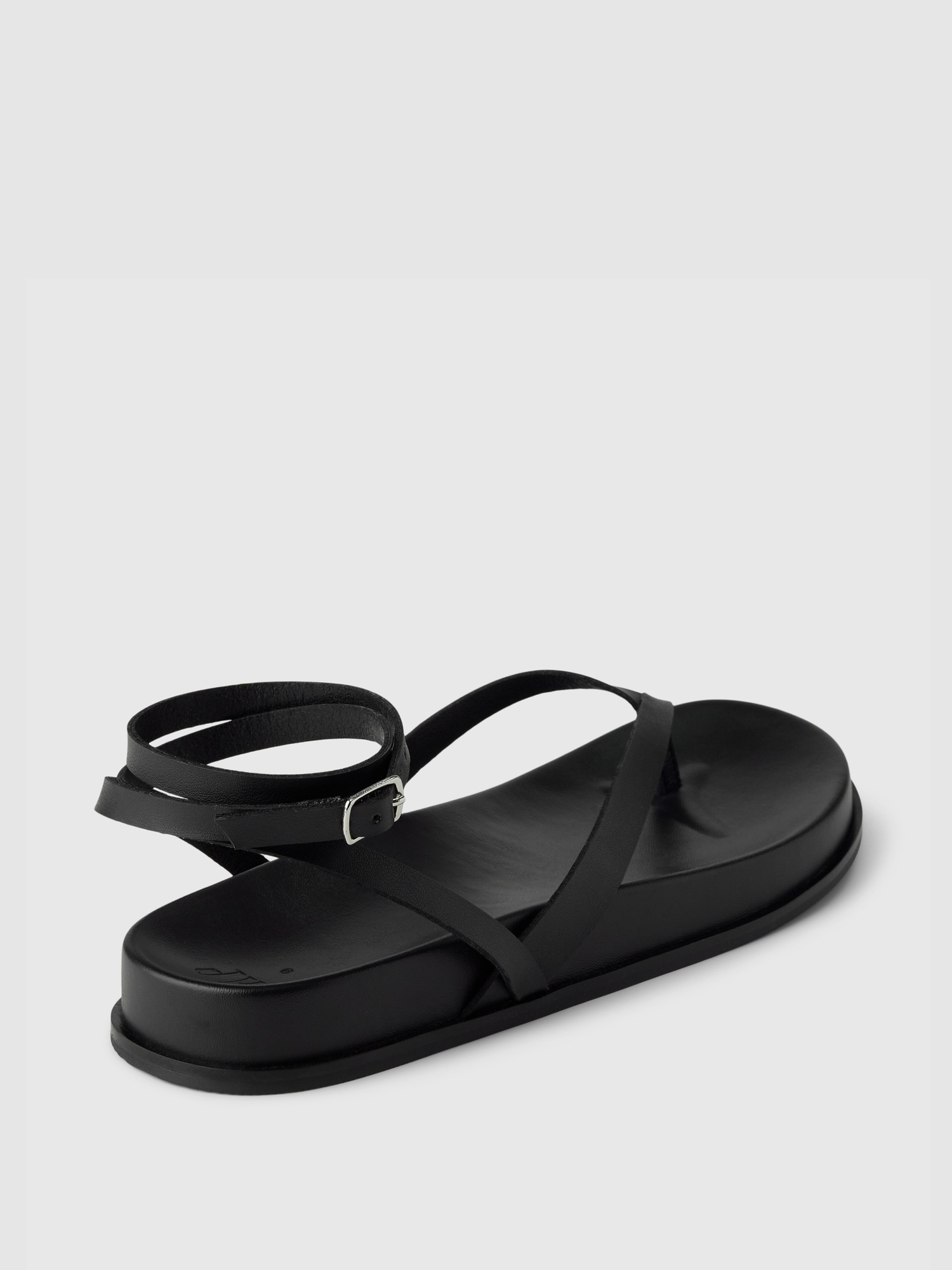 Женские сандалии Gap Strappy Platform, цвет: Насыщенный чёрный — фото 4