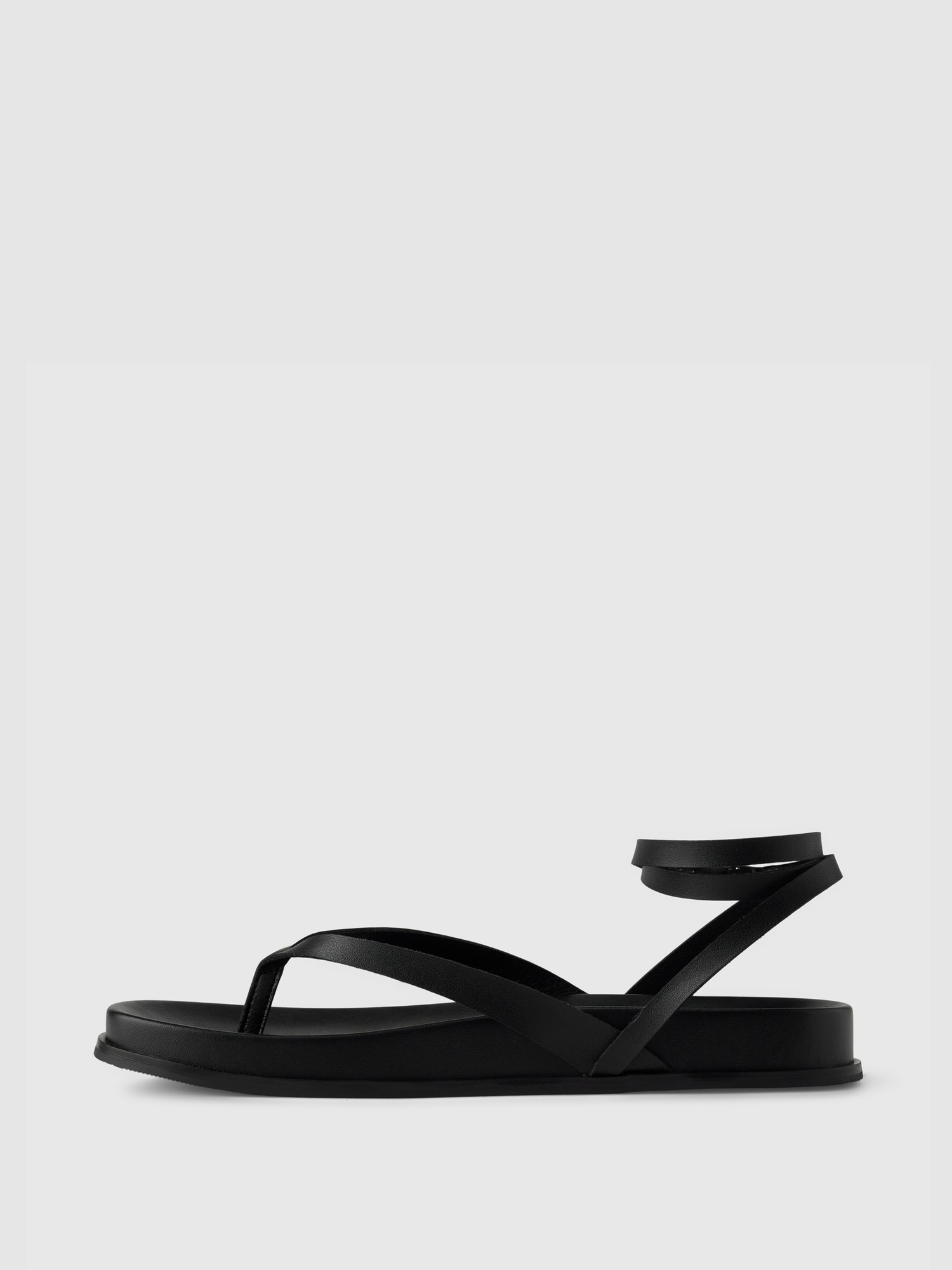 Женские сандалии Gap Strappy Platform, цвет: Насыщенный чёрный — фото 5