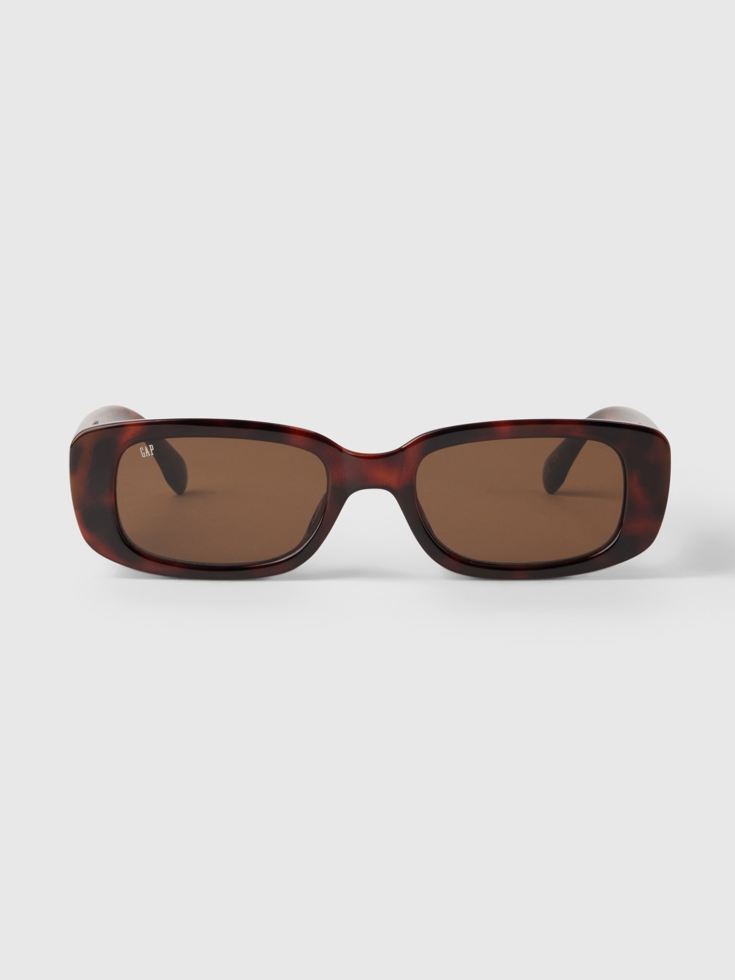 Brown rectangle sunglasses 2025