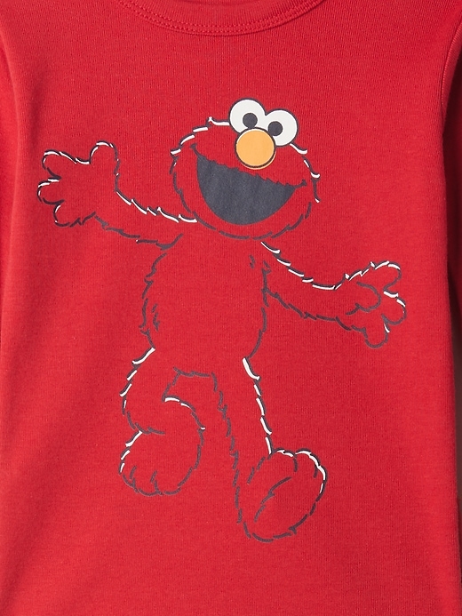 Image number 3 showing, Baby & Toddler Organic Cotton Sesame Street PJ Set