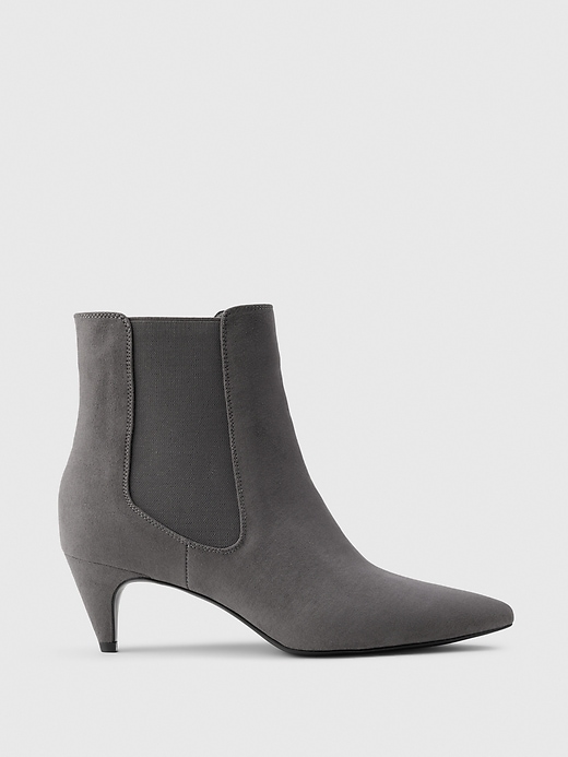 Image number 1 showing, Vegan Suede Pointy Boots
