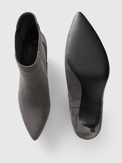 Image number 3 showing, Vegan Suede Pointy Boots