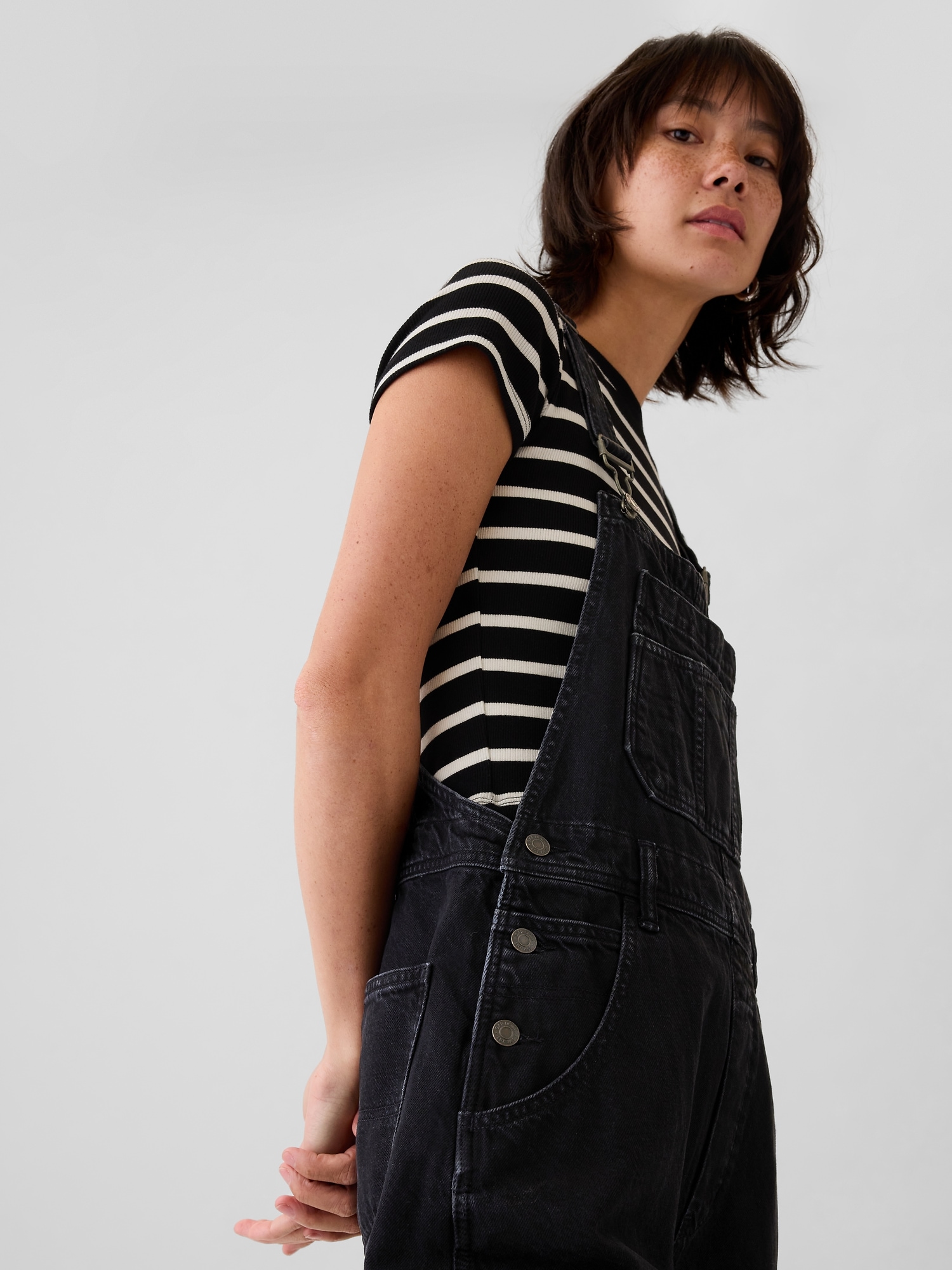 Женские комбинезоны Gap '90s Loose Overalls — фото 3